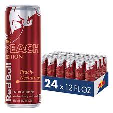 Red Bull 12oz 24pk deposit included (Peach)