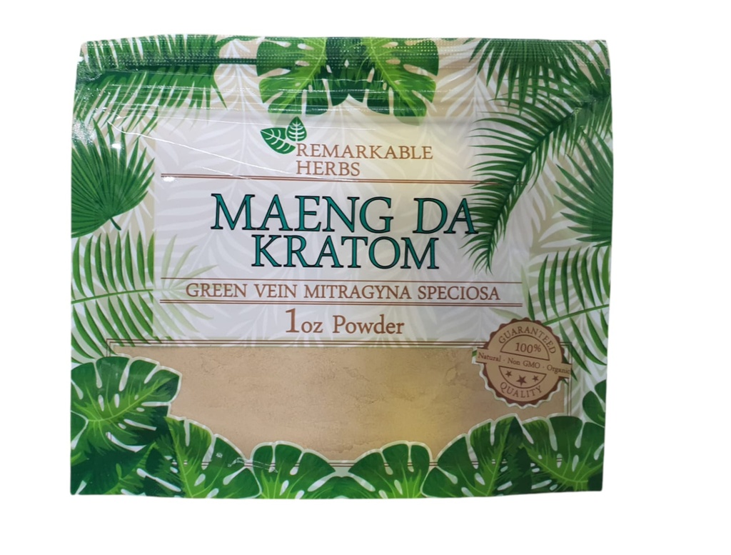 Remarkable Herbs Kratom Powder (Peach Mango, 1oz)