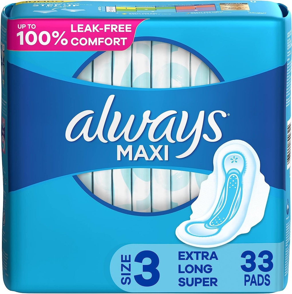 Always Maxi pads -33pk