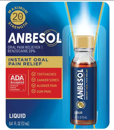 Anbesol Liquid -0.41oz 6pk