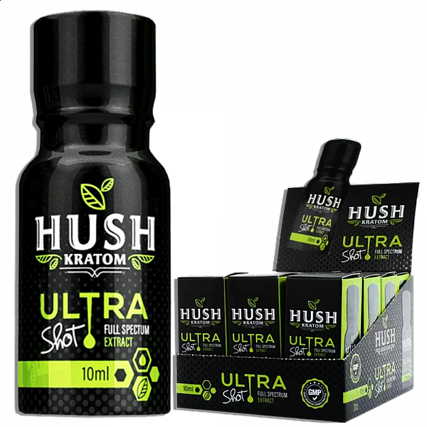 Hush Kratom Ultra Coffee-12pk