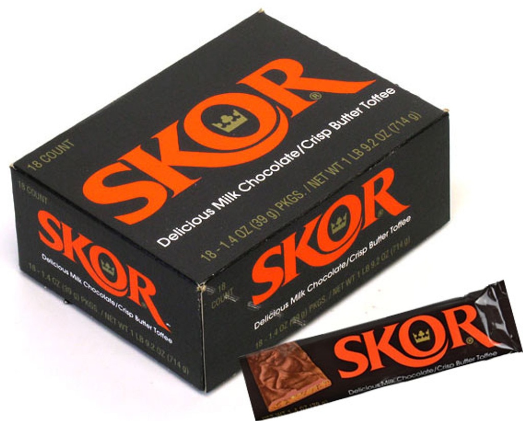 SKOR choco candy 18CT