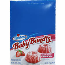 Hostess Baby Bundts (Strawberry Cheesecake)