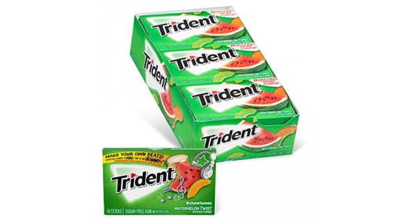 Trident Gums 12ct (Watermelon)