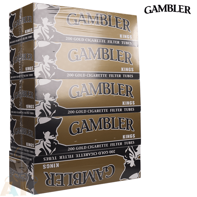 Gambler Tubes 5PK (Gold, King Size)
