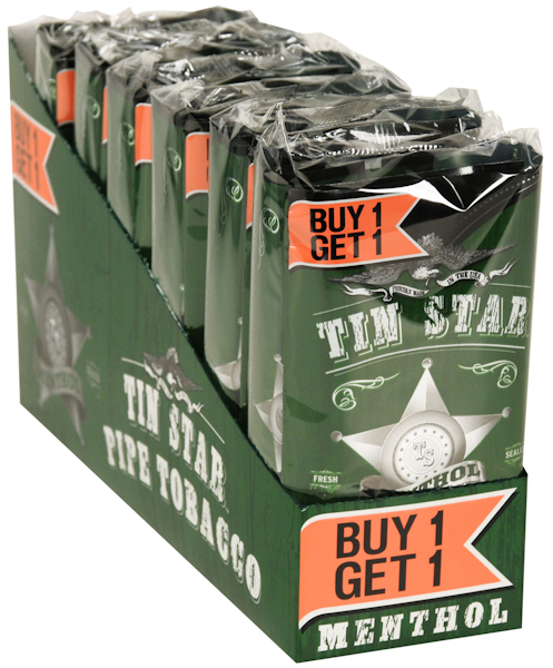 Tin Star Pipe Tobacoo B1G1 (Menthol)