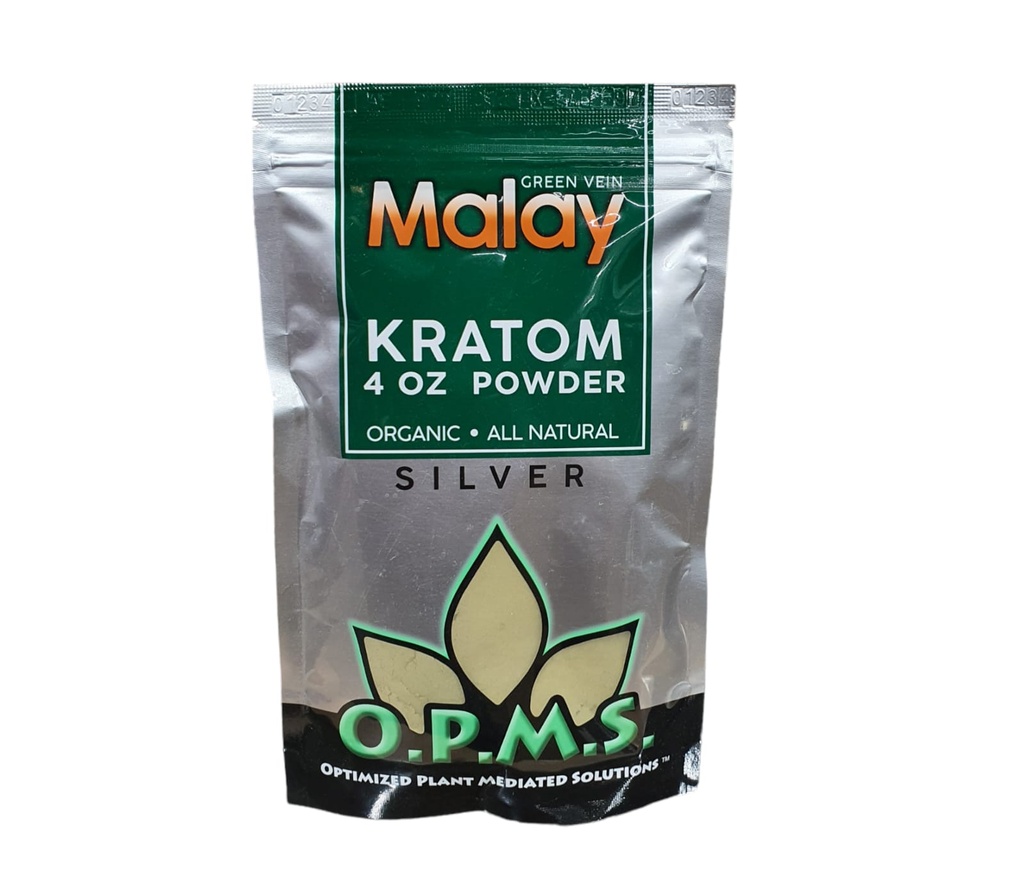 OPMS kratom powder 4oz (Malay Green Vein)