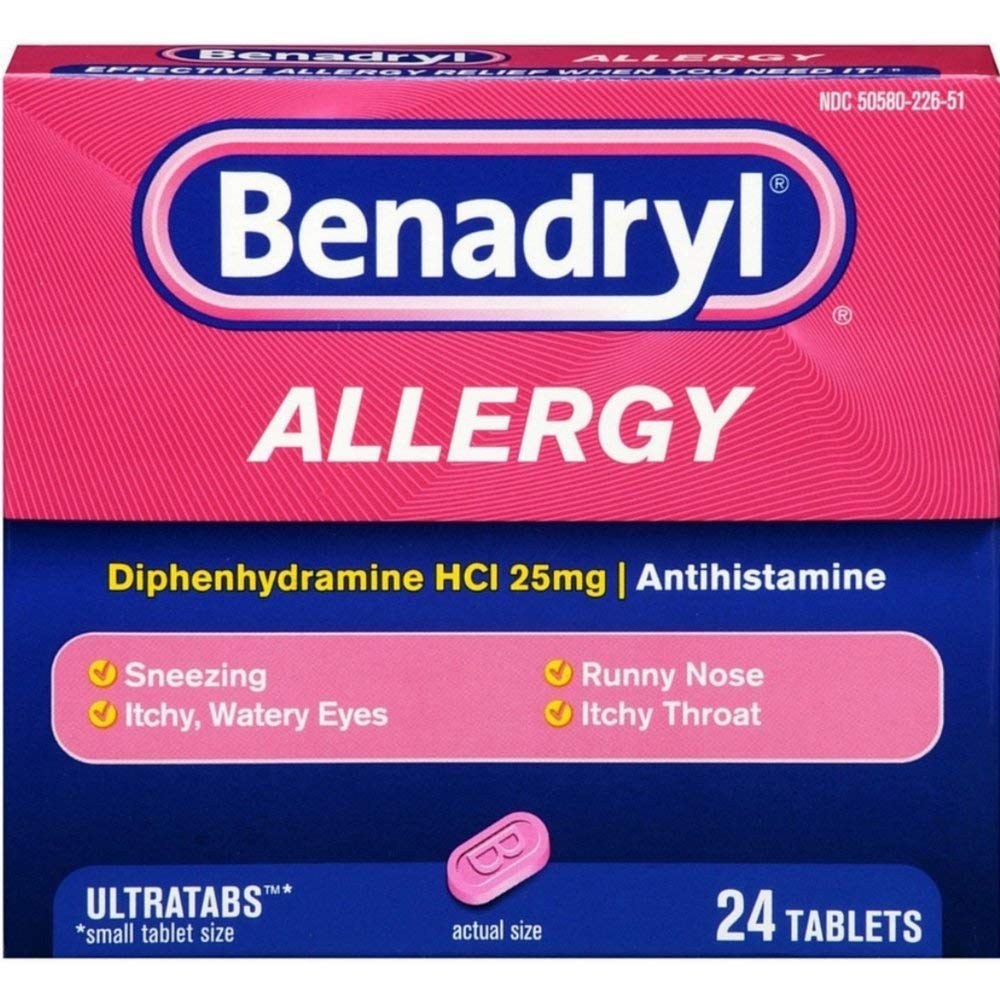 Benadryl Allergy -24tab/6pk