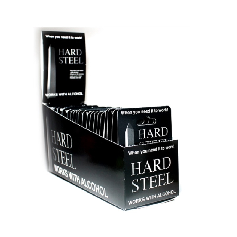 Hard Steel Black 24ct