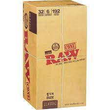 Raw Cone 1-1/4 6pk