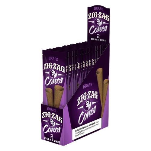 [Temp-SHP-000006106] Zig Zag 2 Cones 15pk (Grape)