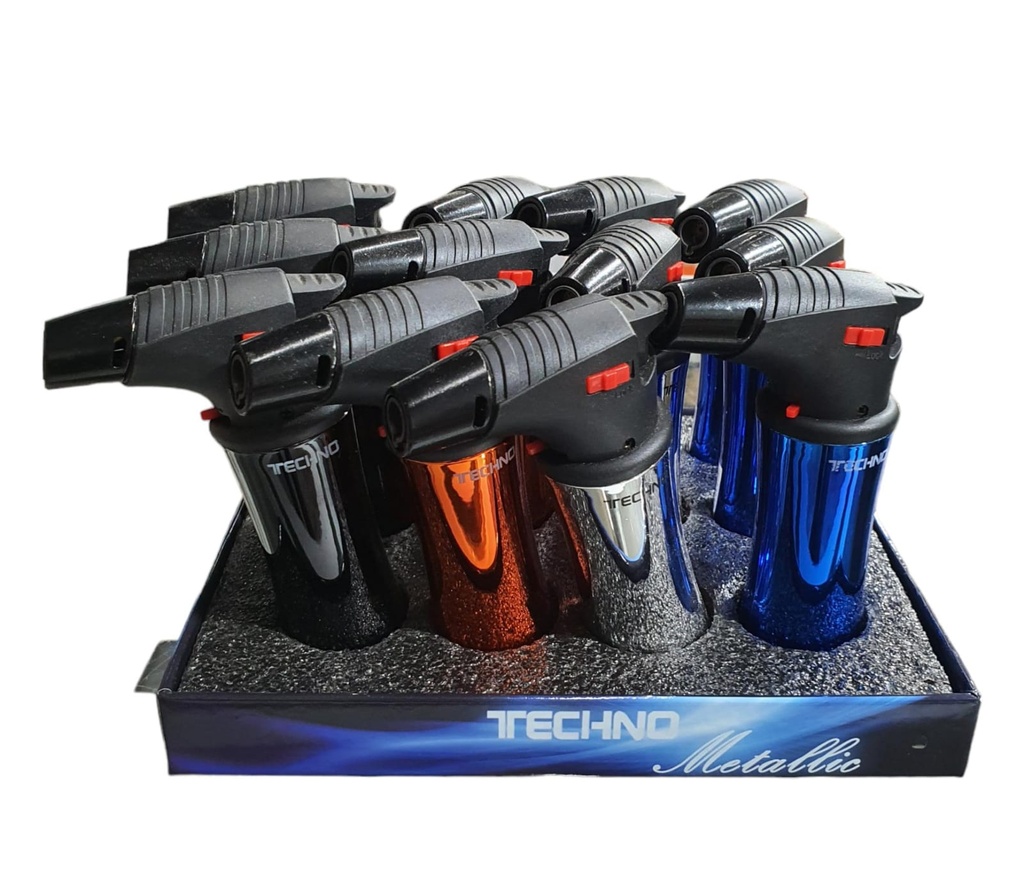 Techno torch metalic 12ct