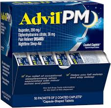 Advil PM (NSAID) 50x2 pk