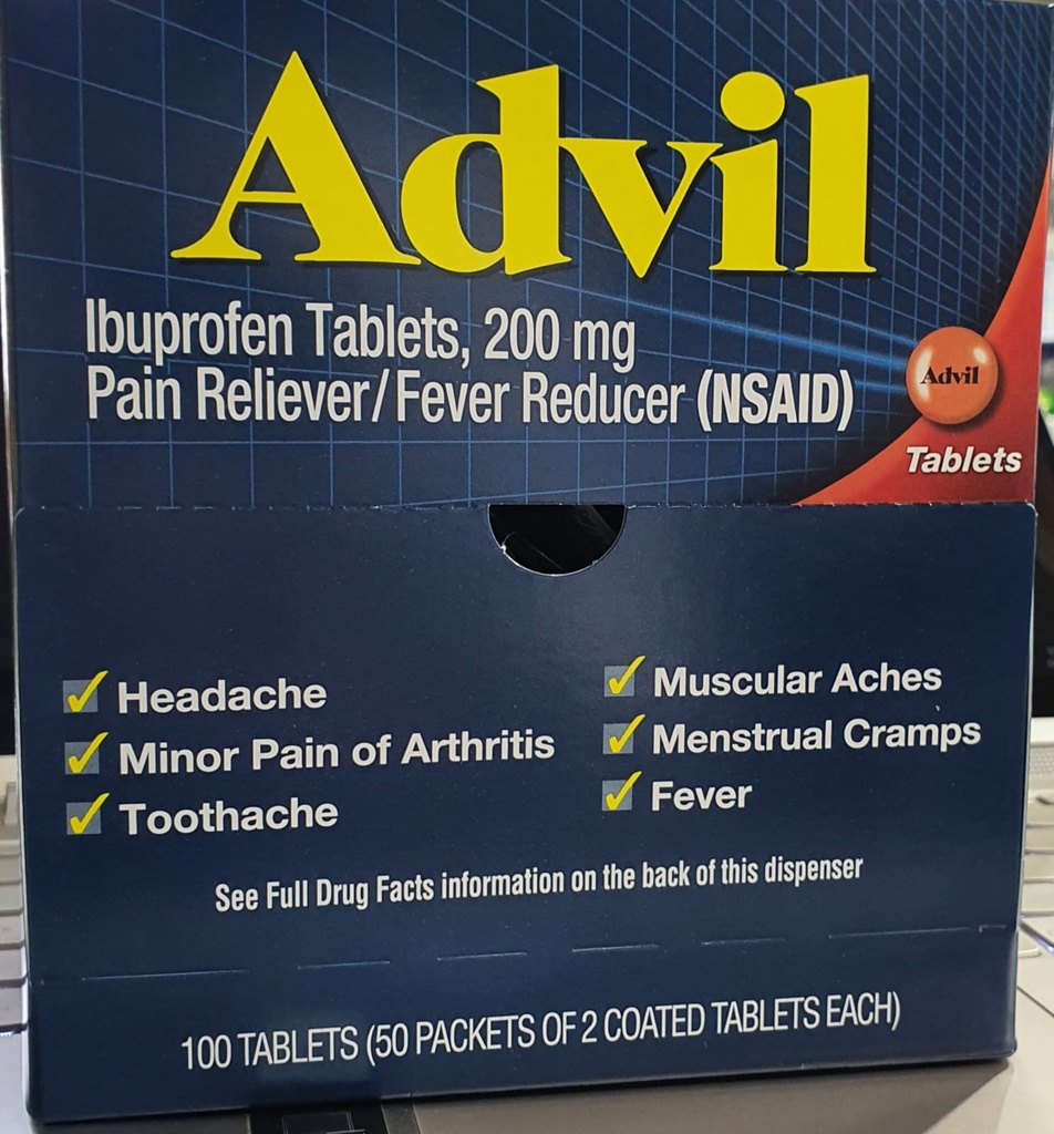 [Temp-SHP-000000121] Advil (NSAID) 50x2 pk