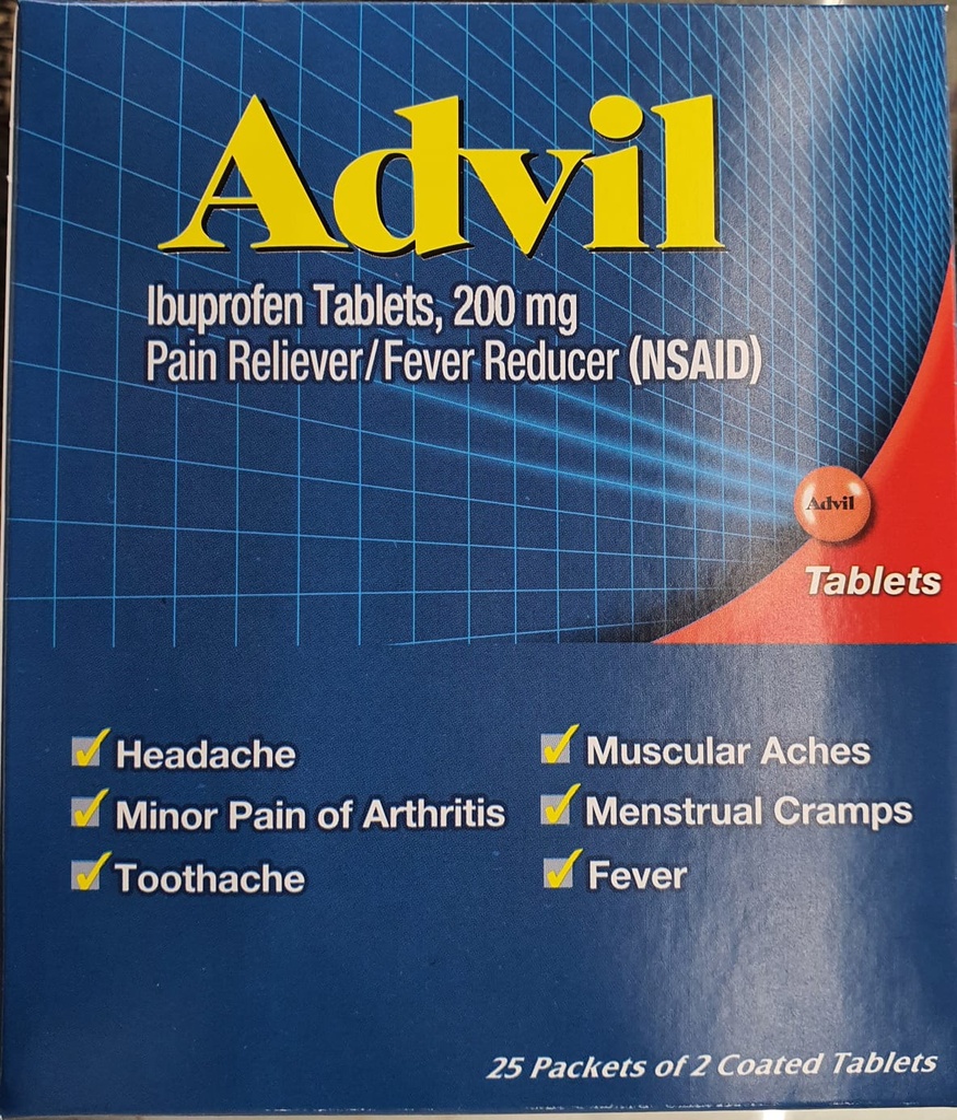 Advil (NSAID) 25x2 pk