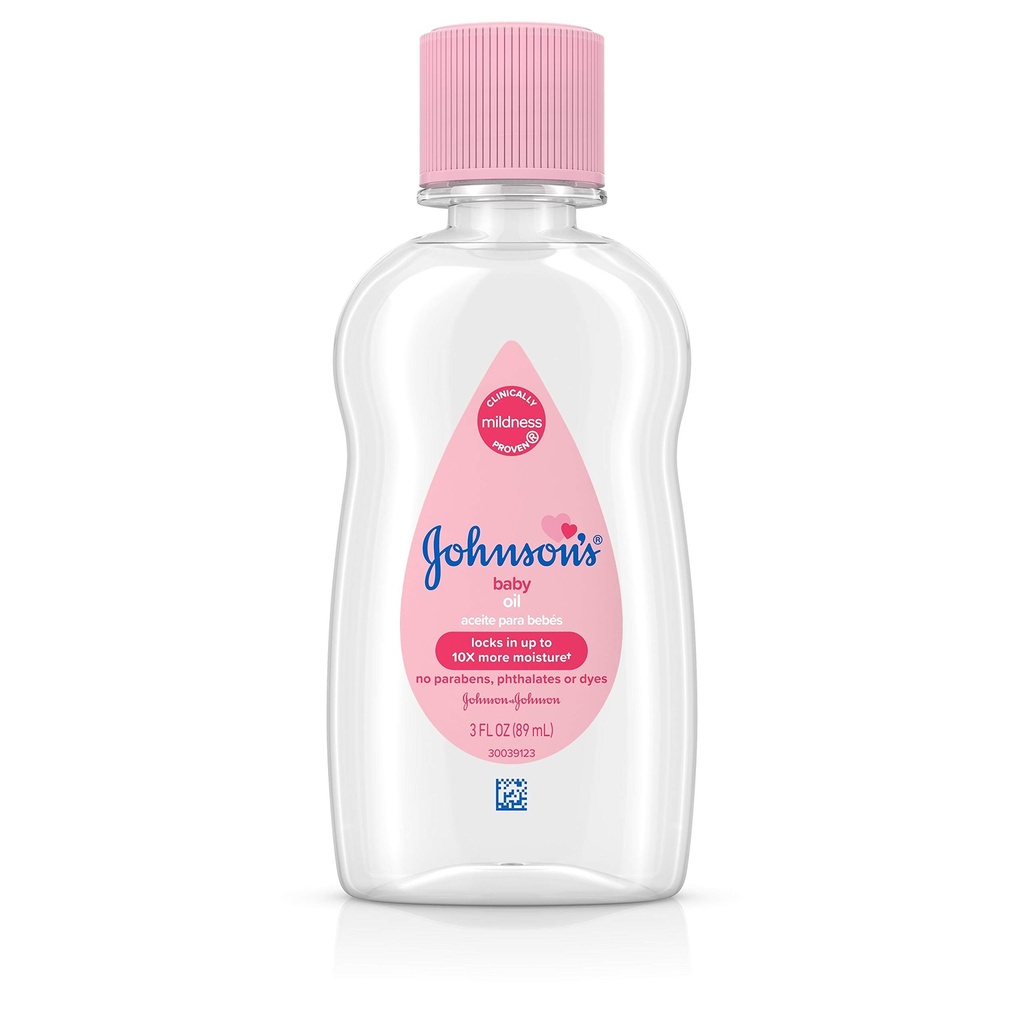 Johnson's Baby Oil 3oz-8ct