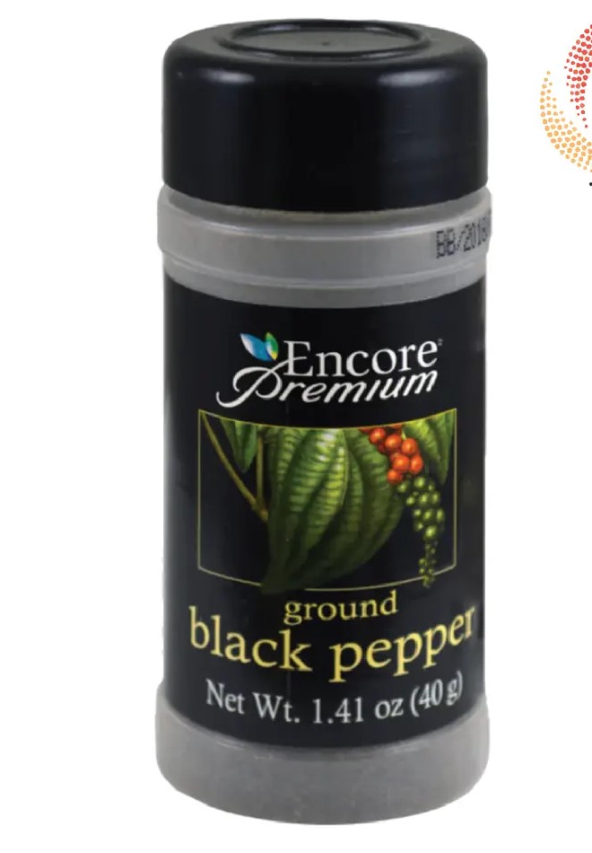 Encore - Ground Black Pepper 24pk