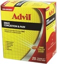 Advil Sinus Congestion & Pain 25x1 pk