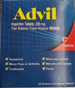 Advil (NSAID) 25x2 pk